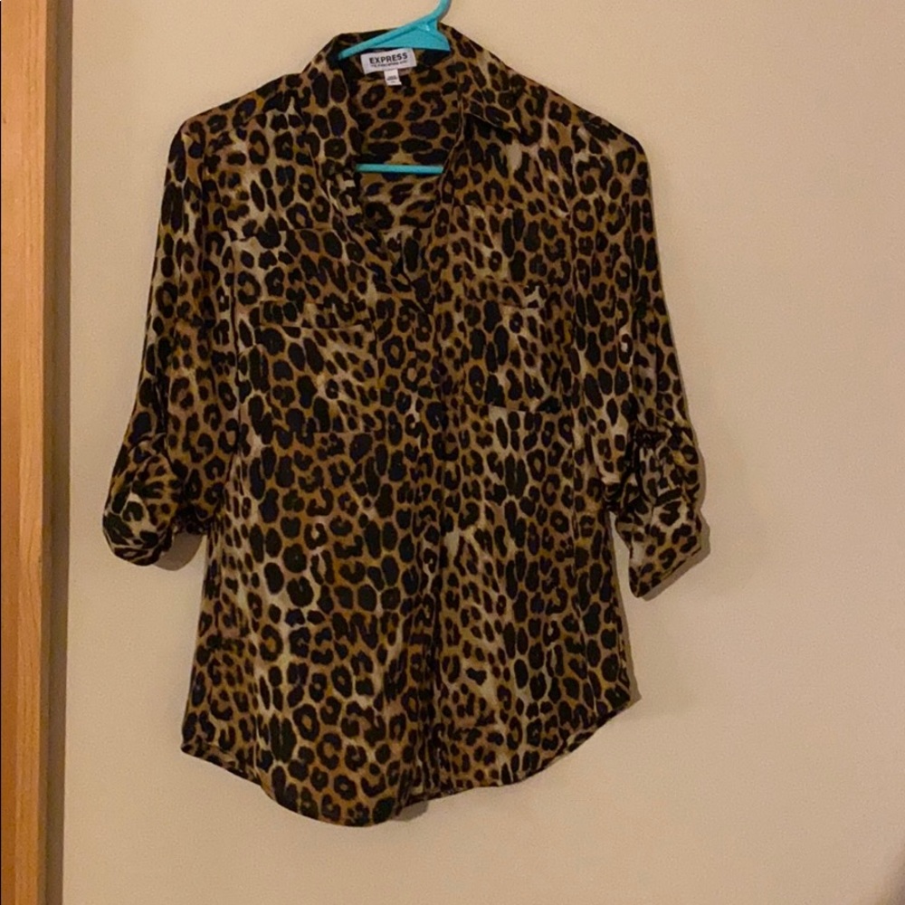 Express Button Down Blouse